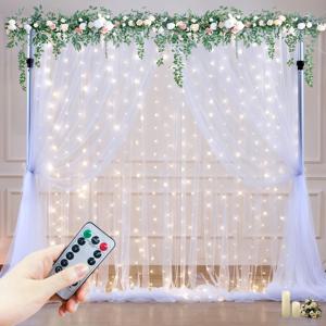 USB 커튼 문자열 조명 8 모드 요정 빛 크리스마스 할로윈 화환 휴일 Led 빛 웨딩 파티 홈 침실 장식