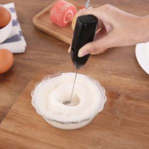 계란 비터 전기 우유 Frother 가정용 소형 믹서 수동 커피 카푸치노 크림 Frothy Blend Eggs Beater Kitchen Whisk
