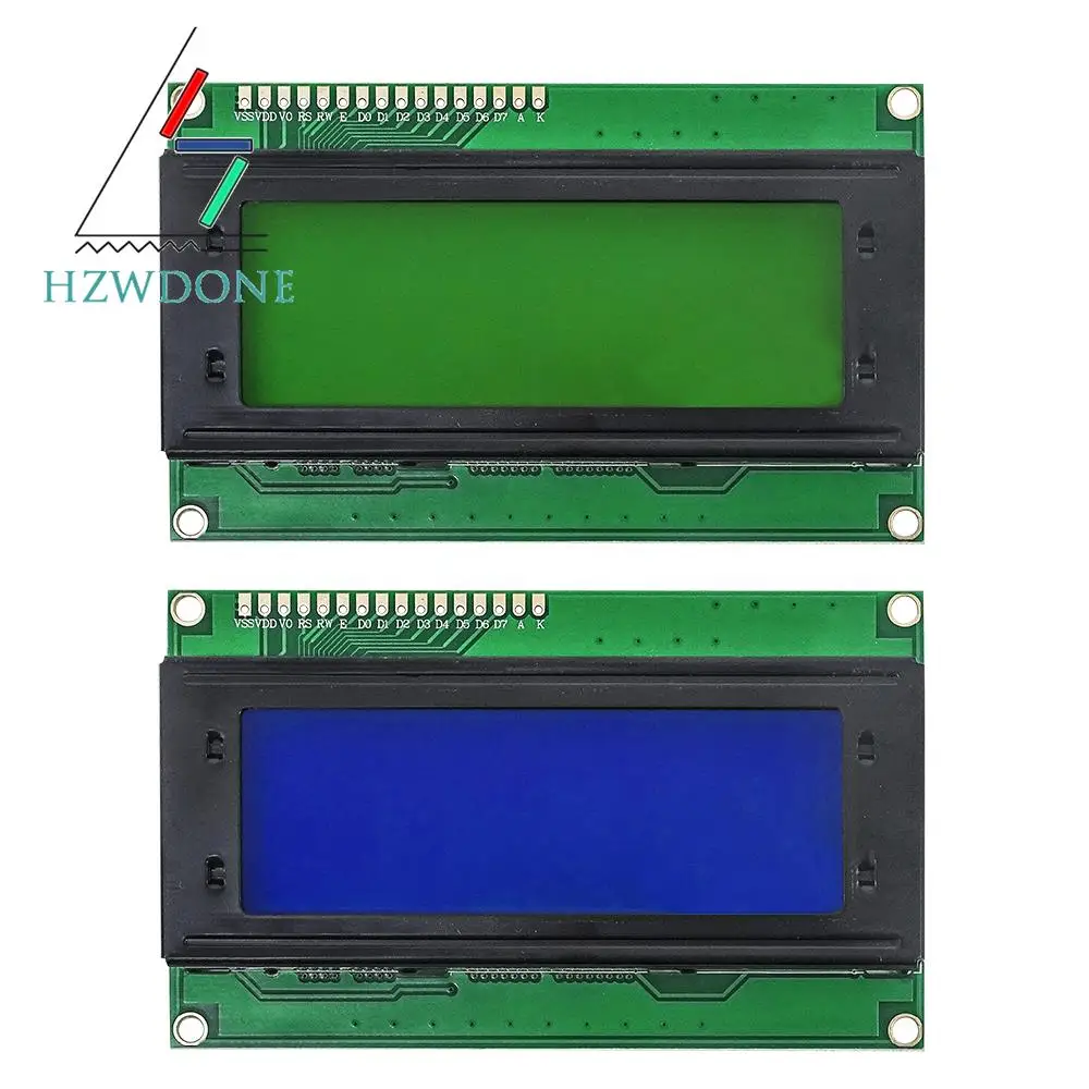 LCD 보드 2004 204 LCD 20X4 5V 파란색/노란색 녹색 화면 블랙라이트 LCD2004 디스플레이 LCD 모듈 LCD 2004 for arduino