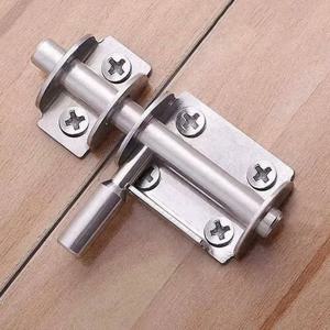 1 PCS 도어 래치 솔리드 슬라이딩 볼트 래치 Hasp 홈 하드웨어 게이트 안전 화장실 도어 잠금 장치