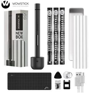 Wowstick 1F+ Pro 64 In 1 전기 스크루드라이버 드라이버 무선 리튬 이온 충전 LED 조명 전원 스크루 드라이버 키트