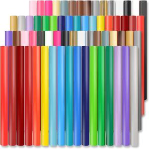 Cricut Maker 3/ Maker/ Explore 3, 12*36in/ 12*60in 접착 비닐, 접착 Vier, 자동차 데칼용 영구 비닐 1롤