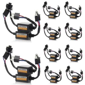 LED Canbus 자동차 헤드 라이트 SUV 안개등 용 오류 무료 저항기 H4 H7 H1 H11 9006 9007 어댑터 깜박임 방지 도구 amagi