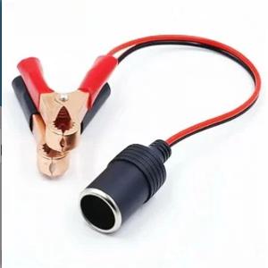 자동차 배터리 터미널 클립온 담배 라이터 전원 소켓 어댑터 12v 캠핑 크리스마스