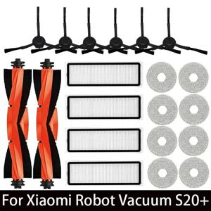 Xiaomi 로봇 진공 S20 + / B108GL / B108CN / B113CN 부품 액세서리 메인 사이드 브러시 Hepa 필터 걸레 천 교체