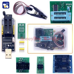 CH341a 프로그래머 어댑터+SOIC8 어댑터+ SOP8 클립(케이블 포함)+1.8V 어댑터 EEPROM 플래시 BIOS USB 전자 장치