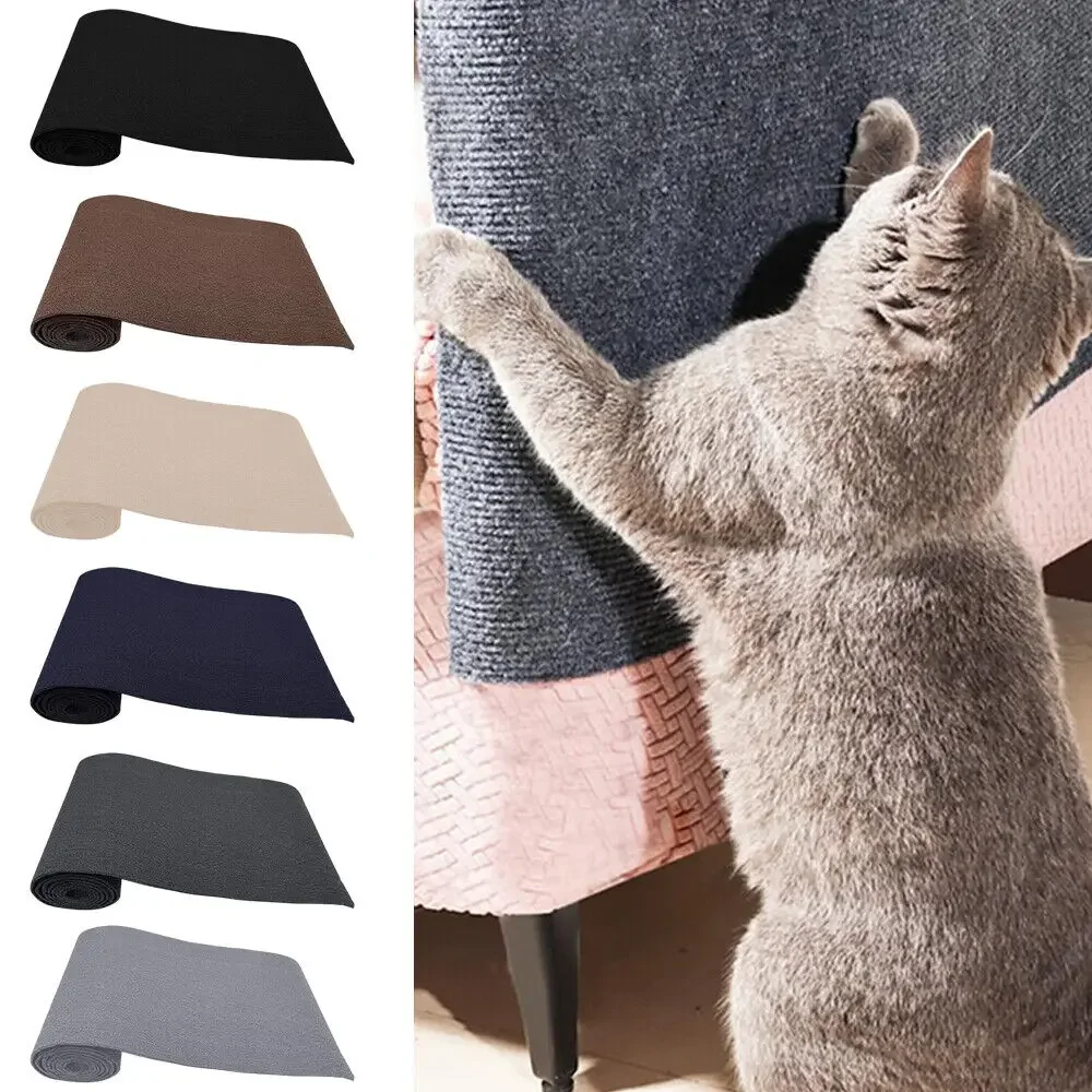 고양이 Scratcher 소파 수호자 고양이 Scratcher 패드 보드 보호 Trimmable 자체 접착 카펫 코너 벽 DIY 고양이 스크래치 매트