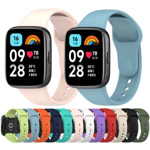 Xiaomi Redmi Watch 3 용 실리콘 루프 Xiaomi Redmi Watch3 Active Lite 스트랩 시계 밴드 용 SmartWatch 손목 밴드 팔찌