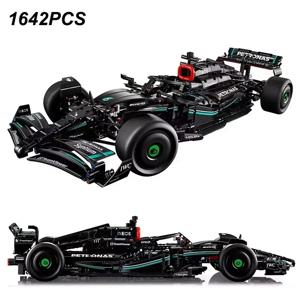 1642PCS F1 W14 속도 자동차 빌딩 블록 키트 |   테크닉 모델 호환 42171 |   성인 및 청소년을 위한 DIY 엔지니어링 장난감 선물