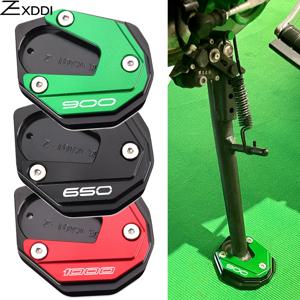 가와사키 Z 650 800 900 1000 Z900 Z650 RS Z1000 SX 닌자 650 1000 오토바이 사이드 스탠드 확대 플레이트 킥스탠드 액세서리