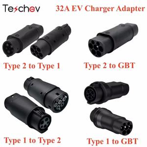 새로운 전기 자동차 충전 커넥터 유형 2 - 유형 1 J1772 EV 어댑터 유형 2 - GBT EVSE 충전기 유형 1 - GBT EV 어댑터