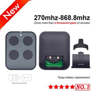 다중 주파수 280-868MHz 차고 문 원격 제어 고정 롤링 코드 송신기 용 범용 게이트 433mhz 오프너 복사기