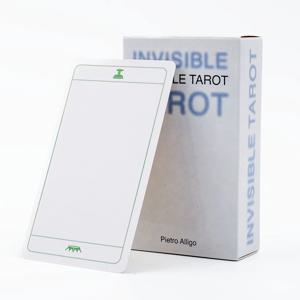보이지 않는 타로 78 빈 카드 나만의 타로 데크 만들기 10.3*6cm 가족 파티를 위한 보이지 않는 비전 연습
