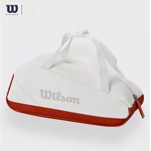 WILSON 오리지널 Roland Garros 키 백 프렌치 오픈 오렌지 화이트 핸드 헬드 고품질 미니 테니스 키 팩