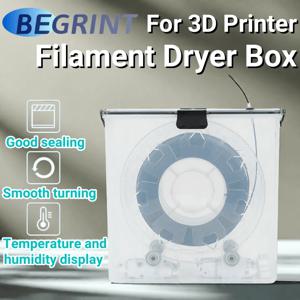 BEGRINT 3D 프린터 필라멘트 건조 상자 보관 열기 가열 보관 인쇄 재료 상자 홀더 모든 FDM에 대한 습기 방지