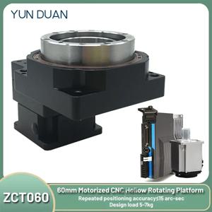 CNC 중공 회전 플랫폼 Nema17 스텝퍼 40mm 서보 모터 감속기, 포지셔닝 인덱싱 디스크 검사 비주얼 로터리 테이블
