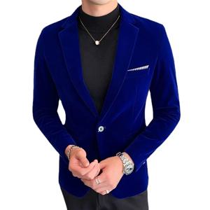 남성 블레이저 남성 패션 비즈니스 코듀로이 셔츠 신사 영국 스타일 캐주얼 슬림 피트 웨딩 작업 남성 블레이저 자켓 5XL