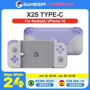 GameSir X2s 모바일 게임 패드 클라우드 게임용 안드로이드 전화 게임 컨트롤러 Xbox Game Pass STADIA xCloud 홀 효과 조이스틱