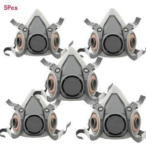 3M 6001/6002/6004 필터에 맞는 하프 마스크 산업용 6200 호흡기 가스 마스크 바디 스프레이 페인트 장식 방진 마스크 ​​6200