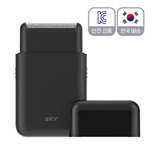 스카이 케어 ES11 휴대용 C타입 충전 미니 전기면도기 (파우치 포함) 여행용