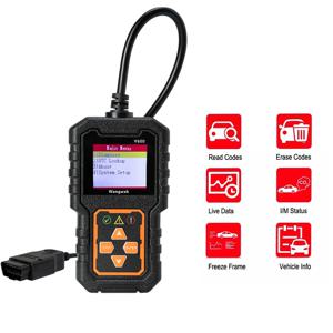 CY3001 전문 OBD2 스캐너 |   실시간 데이터 스트림을 갖춘 엔진/ABS/SRS 진단 |   Android/iOS용 Elm327 칩 |   자동차/트럭