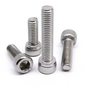 100/50/20/10pcs M2 M2.5 M3 M4 M5 M6 M8 알렌 육각형 육각 소켓 캡 머리 나사 볼트 길이 4-60mm DIN912 A2 304 스테인레스 스틸