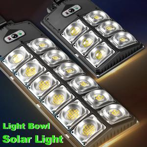 LED 야외 태양광 램프 가로등, 매우 밝은 정원 벽 램프, 모션 센서 리모컨, 새해 선물, 100000lm