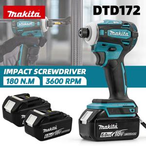 Makita DTD172 임팩트 드릴 브러시리스 가정용 전기 스크루 드라이버 Makita 18V 배터리 용 전동 핸드 드라이버 전동 공구