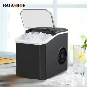 제빙기 자동 미니 전기 아이스 큐브 메이커 바 홈 주방 사무실 6 분/9 Pcs 휴대용 아이스 메이커 얼음 만드는 기계