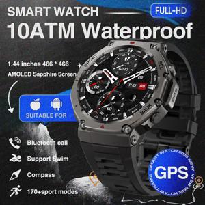T-Rex 3 울트라 GPS 스마트 시계 5 ATM 방수 내장 듀얼 밴드 GNSS 나침반 군사 스포츠 Smartwatch Men 2025 Xiaomi의 새로운 기능