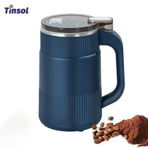 TINSOL 전기 커피 콩 그라인더, 500ml 그라인더, 콩 밀, 주방 사용 스테인레스 스틸 가정용 전기 커피 콩 그라인더