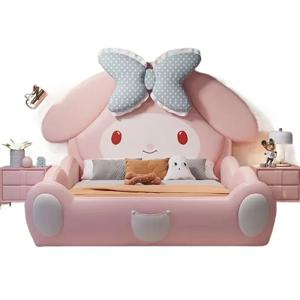 현대 공주 어린이 침대 가구 세트 다른 크기 다기능 소녀 어린이 침대