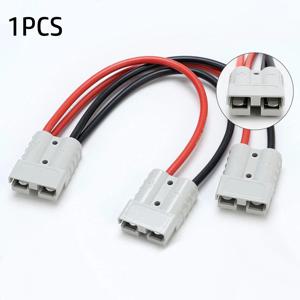 앤더슨 플러그 커넥터 용 1pc 어댑터 50A 더블 Y 어댑터 4mm 자동차 케이블 4 사각형 와이어 30cm 지게차 스태커 차량용