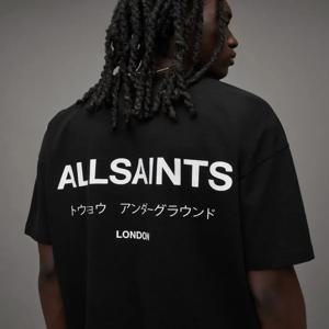 Allsalnts 패션 트렌드 하이 엔드 브랜드 클래식 편지 인쇄 여름 뜨거운 판매 순수 코튼 고품질 남여 도매