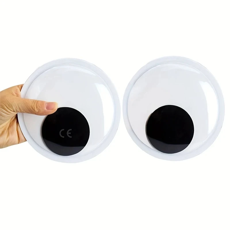 스윙 눈 자기 접착 스티커 DIY 공예 장식 움직이는 눈 장난감 인형 5/7/10/15cm 홈 휴일 장식 크리스마스