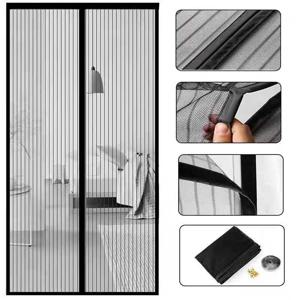 1PCSAnti-Mosquito Net 여름 자동 폐쇄 자기 모기장 보이지 않는 도어 메쉬 안티 버그 플라이 파티션 커튼