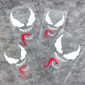 1PC Anime Venom 오토바이 스티커 모토 연료 탱크 헬멧 용 방수 앞 유리 오토바이 페어링 선 스크린 비닐 데칼