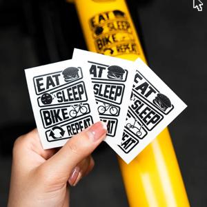 1PC 먹는 수면 자전거 프레임 스티커 자전거 탑 튜브 펜더 방수 데칼 MTB 자전거 장식 자전거 액세서리