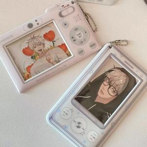 Kpop 포토 카드 홀더 3 인치 아이돌 앨범 포토 카드 슬리브 학생용 ID 트레이딩 카드 수호자