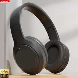 오버 이어 HIFI 스테레오 헤드셋 무선 블루투스 헤드폰 HD 마이크가 포함된 스포츠 게임용 이어폰 TF/AUX 소음 감소 지원