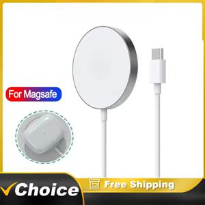 30W 무선 충전기 Magsafe iPhone 16 15 14 13 12 Pro Max 미니 USB C 8Plus XR MAX Airpods 용 자기 고속 충전 장치 패드