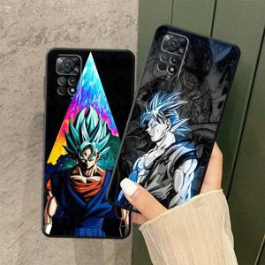 샤오미 레드미 노트 12s 14 Pro+ 10 10s 10Pro 8t 9s 11 13 11s 12Pro 13Pro 11Pro 9T 12 드래곤볼 손오공 블랙 소프트 쉘 케이스