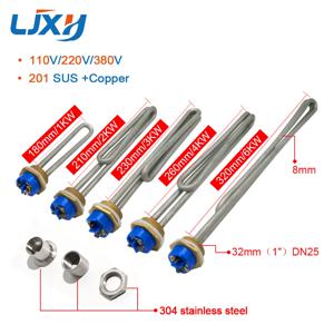 1 인치 NPT 스레드 1KW/2KW/3KW/4KW/6KW 201 스테인레스 스틸이있는 전기 온수기 요소의 LJXH 접이식 나사