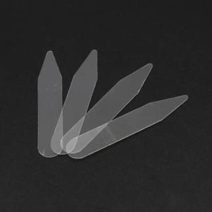 200Pcs 플라스틱 칼라 보강재는 드레스 셔츠에 대 한 설정 뼈를 유지 남자의 선물 분명 플라스틱 칼라 유지 55x10mm