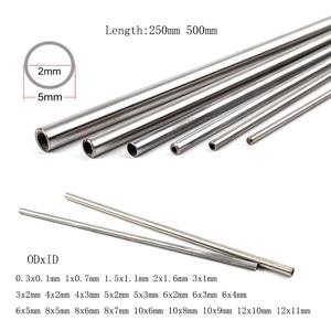1-10pcs 스테인레스 튜브 304 스테인레스 스틸 튜브 모세관 튜브 250/500mm 길이 1mm/1.5mm/2mm/3mm/4mm/5mm/6mm/8mm/10mm/12mm