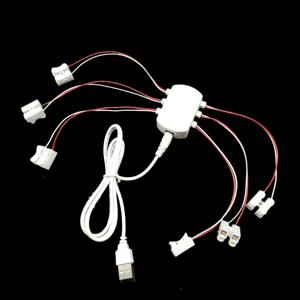 5V USB AC/DC 어댑터 전원 공급 장치(6/12 포트 출력 철도 레이아웃/철도 레이아웃/기차 레이아웃/가로등 레이아웃 디오라마 포함)