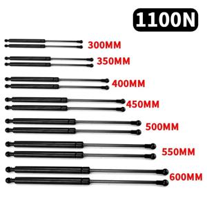 2pcs 1100N 300/350/400/450/500/600mm 가스 스트럿 바 가스 스프링 지원 부츠 보닛 자동차 캐러밴 도어 Windows 해치 보트 버스