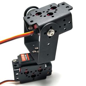 MG996 2 DOF 회전 로봇 조작기 Ps2 제어 프로그래밍 가능 DIY 키트가있는 Arduino 로봇 용 금속 합금 기계식 짐벌 키트