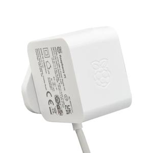 새로운 라즈베리 파이 5 전원 공급 장치 유형-C 5A 27W PSU 1.2M 케이블 라즈베리 파이 5용 100-240V 미국 영국 플러그