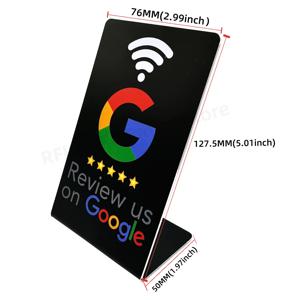 nfc 스탠드 13.56Mhz 프로그래밍 가능 Google 리뷰 NFC 스탠드 테이블 NT/AG213 144바이트 Google 리뷰 디스플레이 nfc 카드 리뷰 스탠드